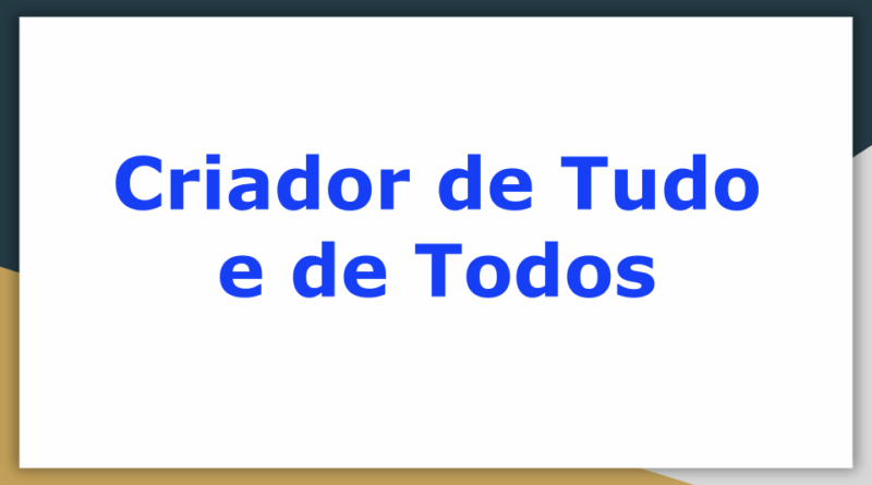 O Espírito, por excelência